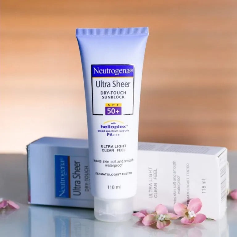 Neutrogena Ultra Sheer Sunscreen Lotion – SPF Protection, 118ml