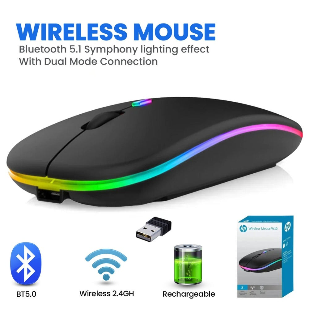 HP W10 Slim Wireless Mouse – Random Color