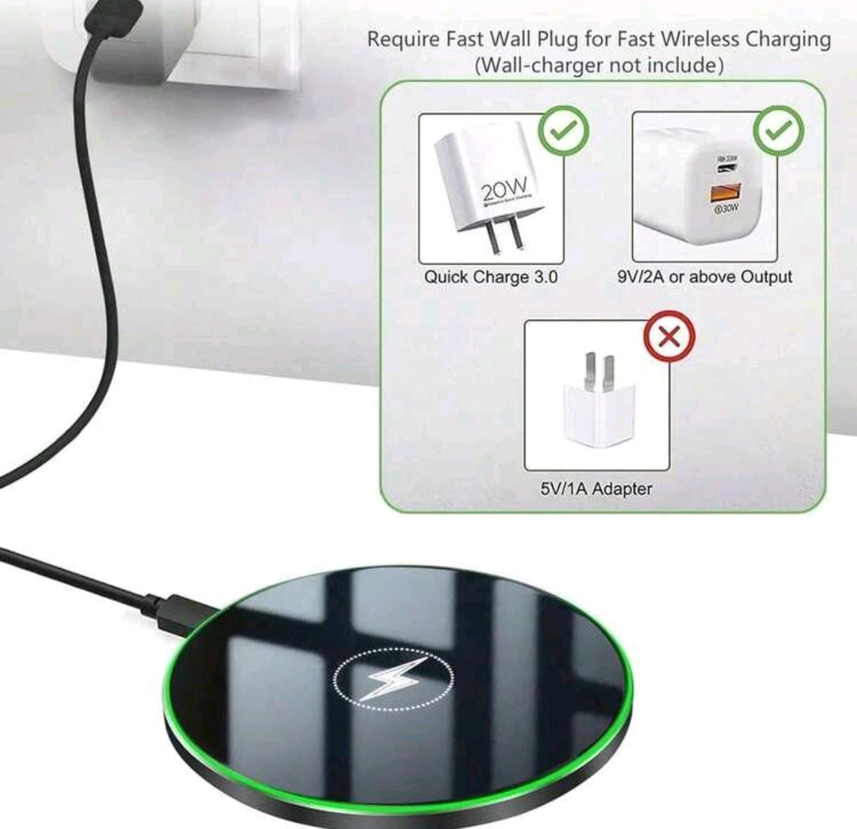 Premium Wireless charger for smart phones
