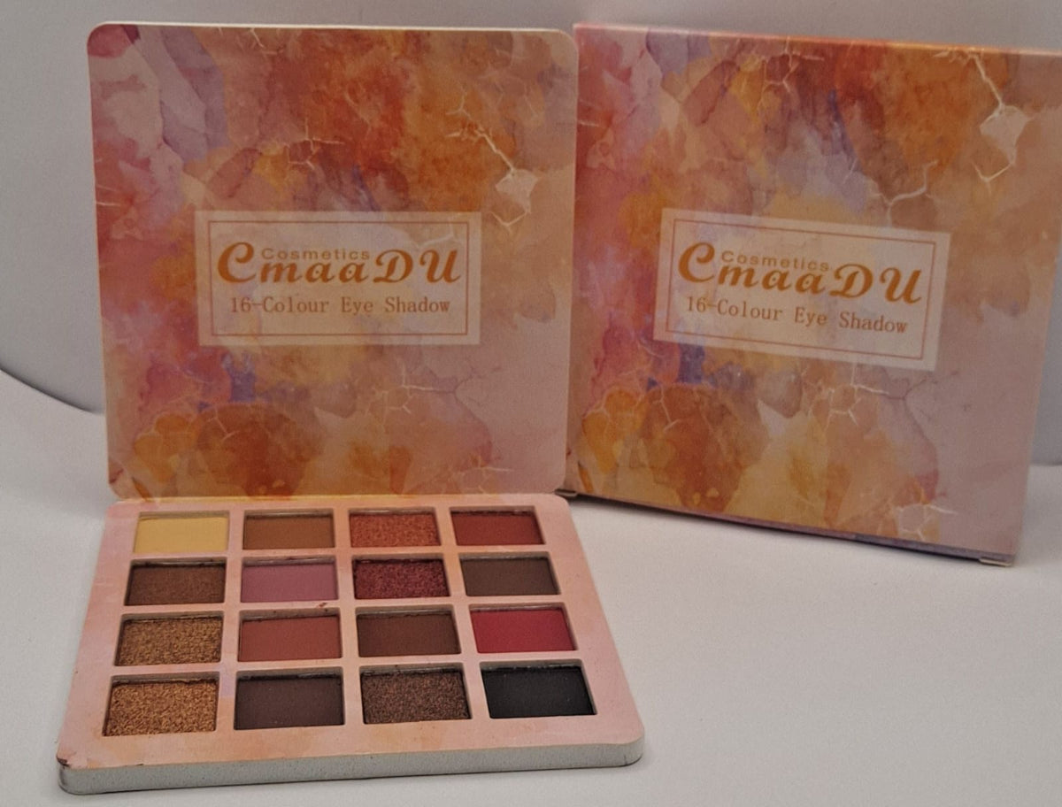 16 Color Eyeshadow Palette – Matte & Shimmer Multi-Color Eye Shadow Kit
