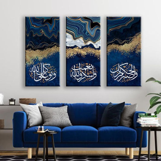 3 Pcs Wooden Sticky Wall Frames 8x16