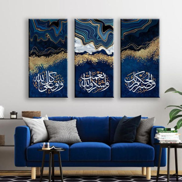 3 Pcs Wooden Sticky Wall Frames 8x16