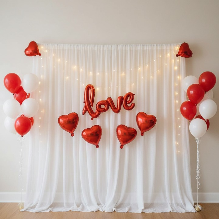 32 Pcs Romantic Tent Decoration Set with LED Lights