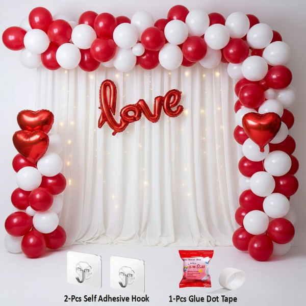 32 Pcs Romantic Tent Decoration Set with LED Lights