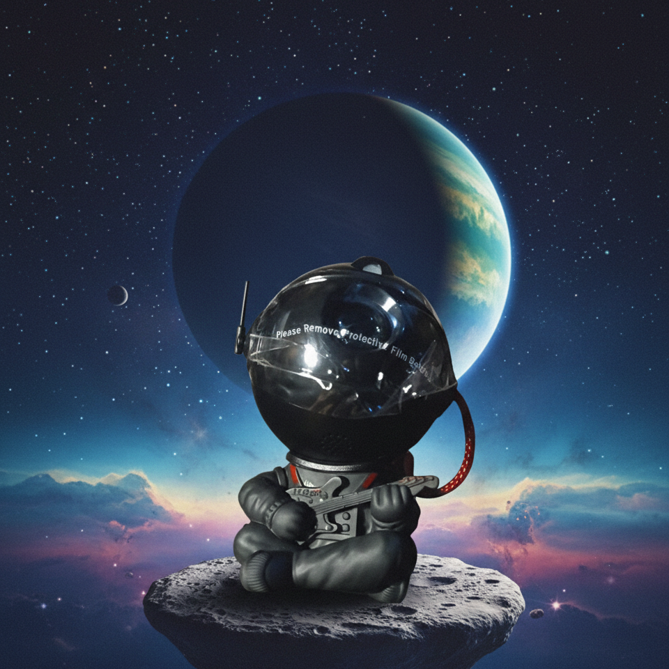 Astronaut Galaxy Night Light with Remote