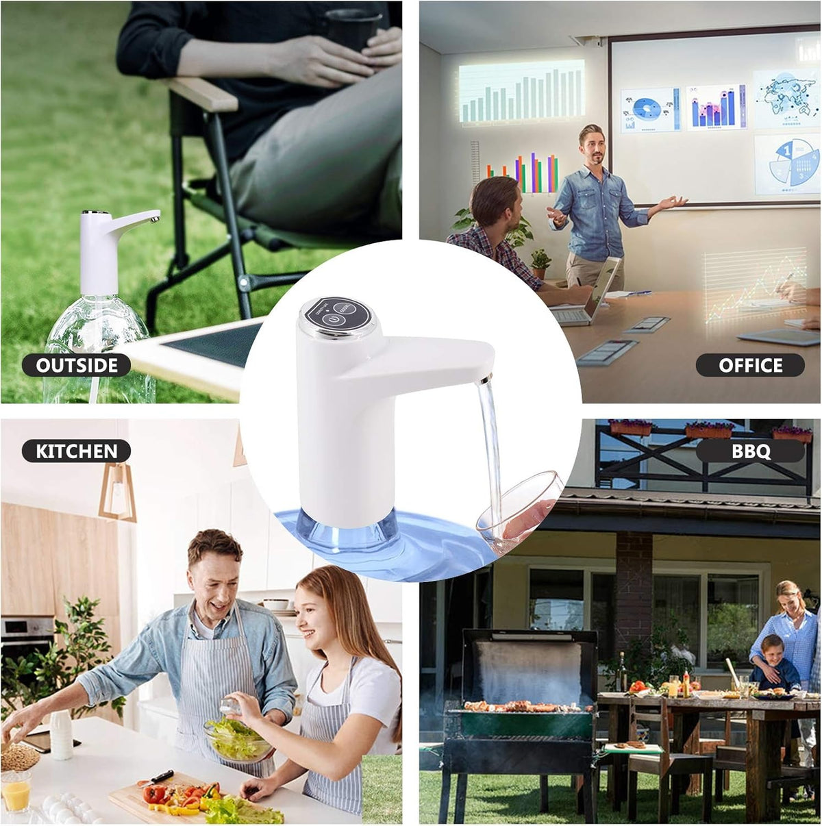 Rechargeable Touch Water Dispenser Pump