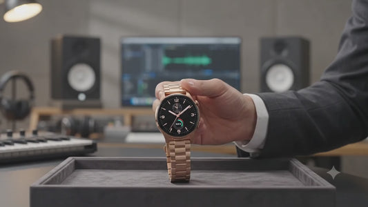 Luxury Meets Technology | Apex Gold Smartwatch"